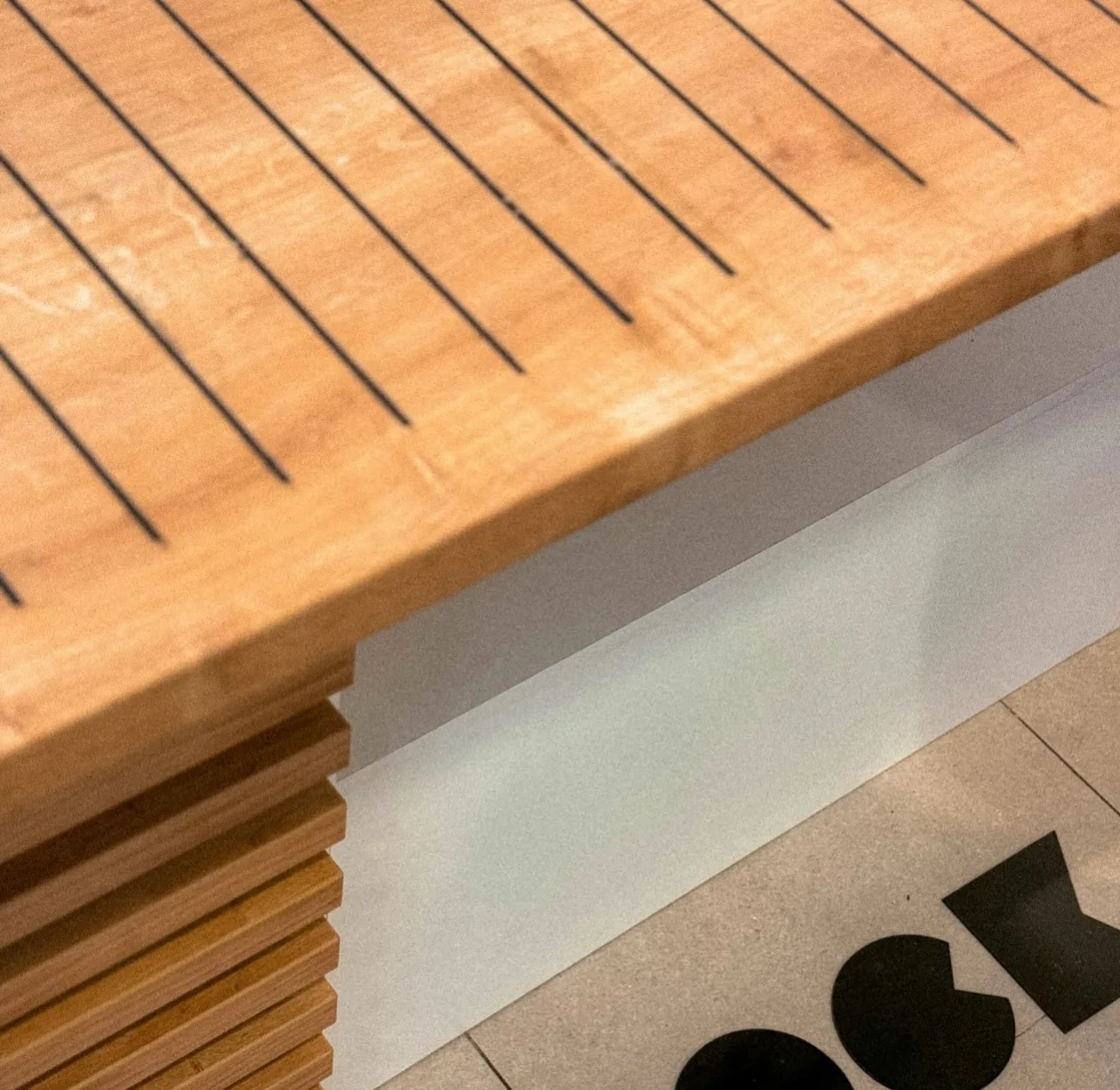 Detalj lamelne obloge